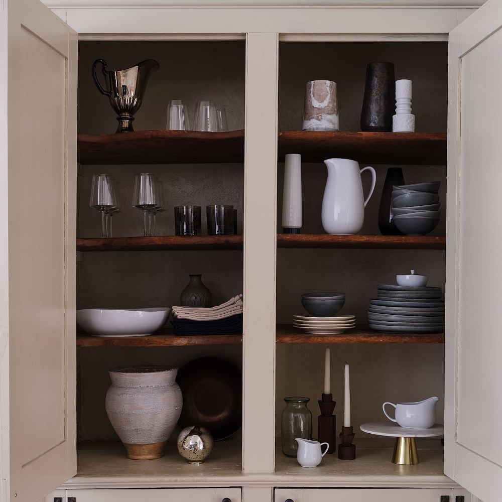 Dinner set display cabinet discount